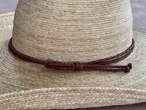 Thin Double Leather Plaited Crown Bands - Off the Shelf